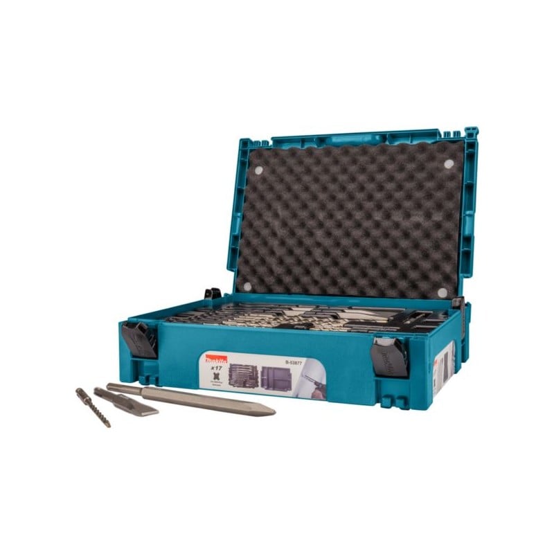 Zestaw 17 wierteł dłut SDS+ MAKPAC Makita B-53877