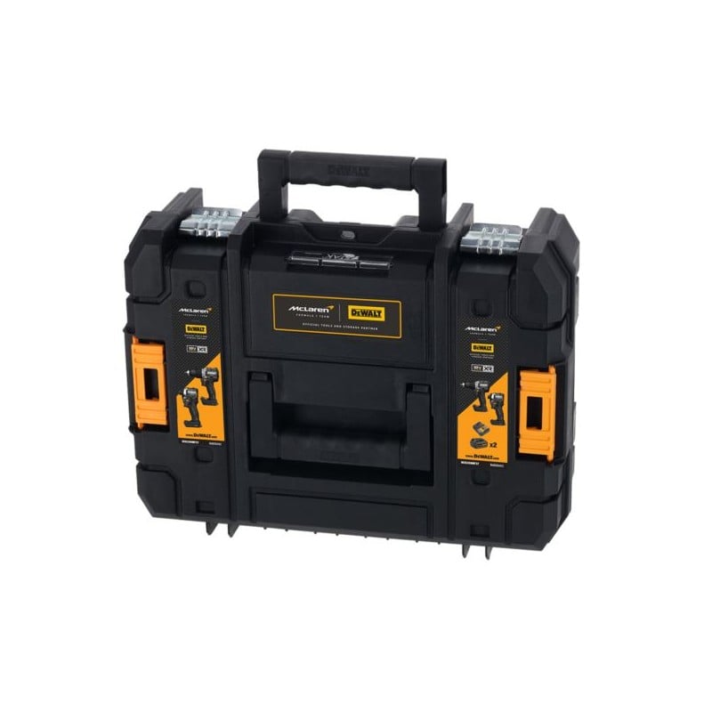 Zestaw COMBO DeWALT DCK200MP2T McLaren F1 wkrętarka DCD85M i zakrętarka DCF85M + 2x5Ah ładowarka i walizka