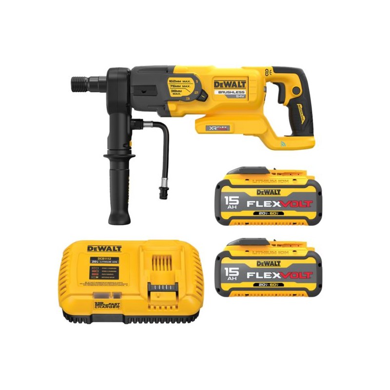 Wiertnica diamentowa DeWALT DCD150Z2 FlexVolt 54V BL 162mm 2x15Ah walizka