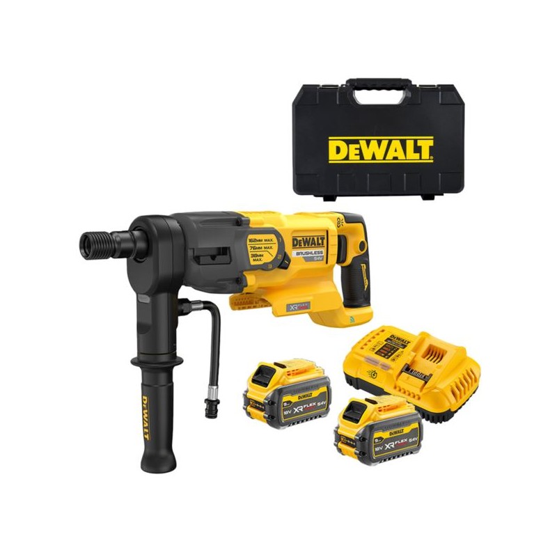 Wiertnica diamentowa DeWALT DCD150X2 FlexVolt 54V BL 2x9Ah walizka