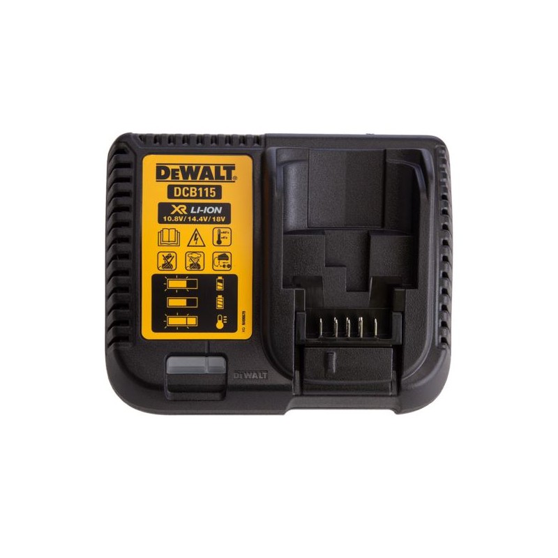 Zestaw COMBO DeWALT 2 narzędzi DCMPSH56KIT-QW: nożyce elektryczne DCMHT563 + pilarka łańcuchowa DCMPS567 + 1x5Ah i ładowarka