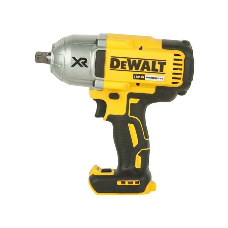 Klucz udarowy DeWALT DCF899P2 XR 18V 2x5Ah BL 950Nm 1/2'' + zestaw 7 nasadek udarowych DeWALT DWMT74737-0 rękawice walizka