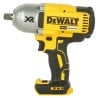 Klucz udarowy DeWALT DCF899P2 XR 18V 2x5Ah BL 950Nm 1/2'' + zestaw 7 nasadek udarowych DeWALT DWMT74737-0 rękawice walizka