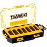 Klucz udarowy DeWALT DCF899P2 XR 18V 2x5Ah BL 950Nm 1/2'' + zestaw 7 nasadek udarowych DeWALT DWMT74737-0 rękawice walizka