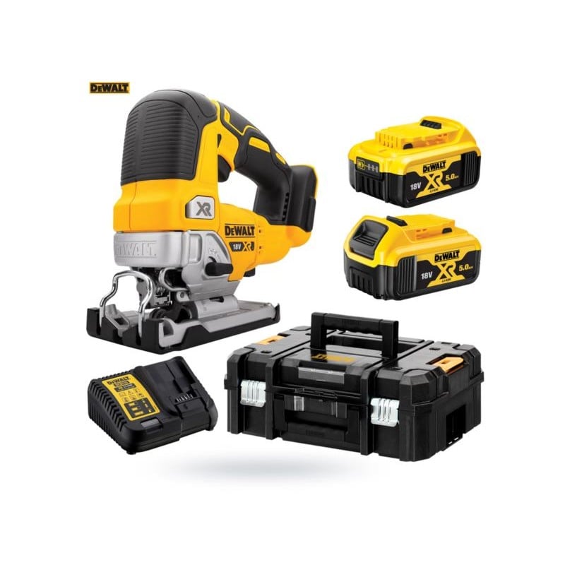 Wyrzynarka DEWALT DCS334P2 18V 135mm 2x5Ah gł/cię