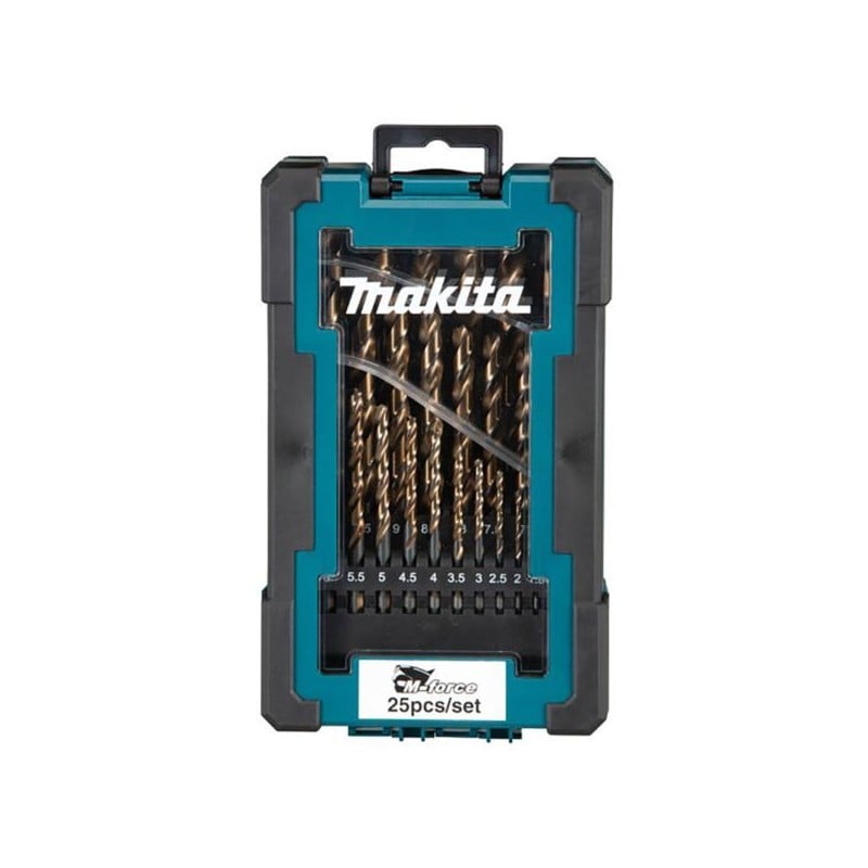 Zestaw 25 wierteł 1-13mm HSS-FORCE Makita D-67599