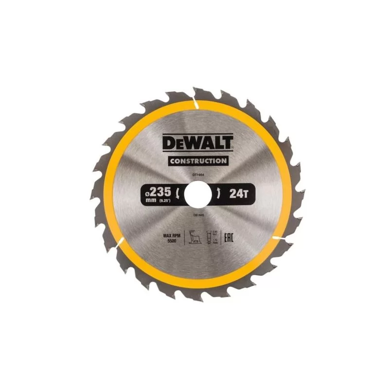 Piła tarczowa DEWALT DT1954 235x24zx30 z widią