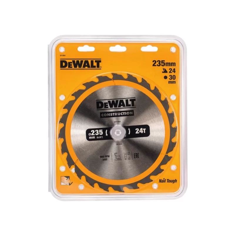Piła tarczowa DEWALT DT1954 235x24zx30 z widią