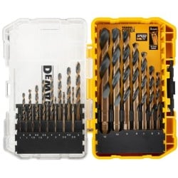 Zestaw wierteł metalu HSS-G 23 szt. DeWALT DT70729
