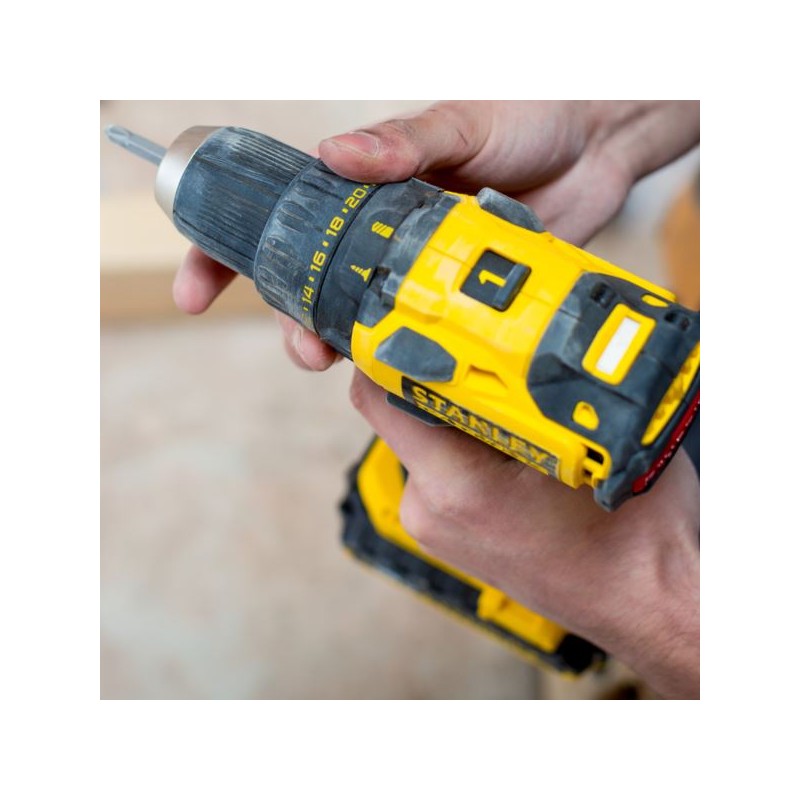 Bezszczotkowa wiertarko-wkrętarka 55Nm STANLEY FATMAX FMC607B Body, walizka