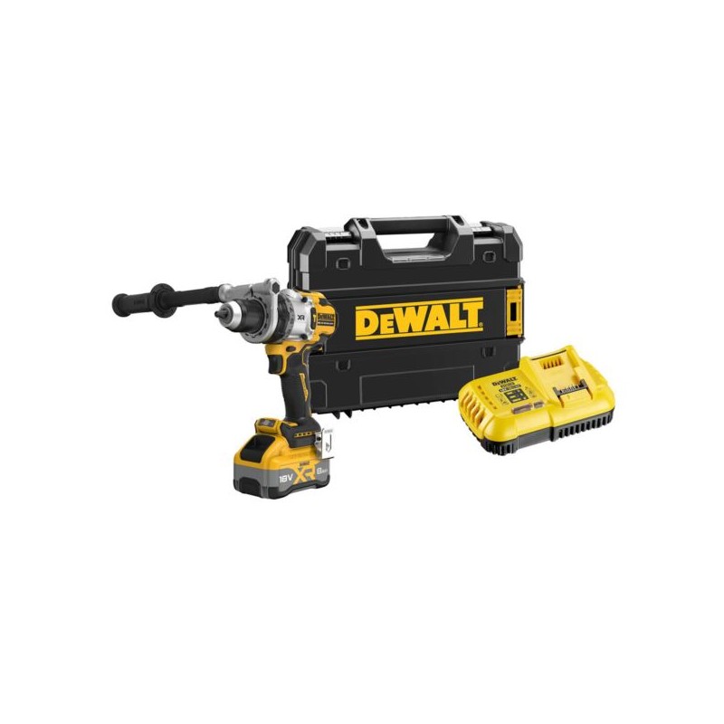 Wkrętarka udarowa DeWALT DCD1007WW1T XR 18V 1x8Ah BL 169Nm 3-biegi walizka