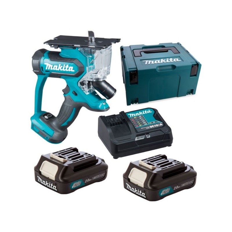 Wycinarka 12V do G-K karton-gips 2x2Ah Makita