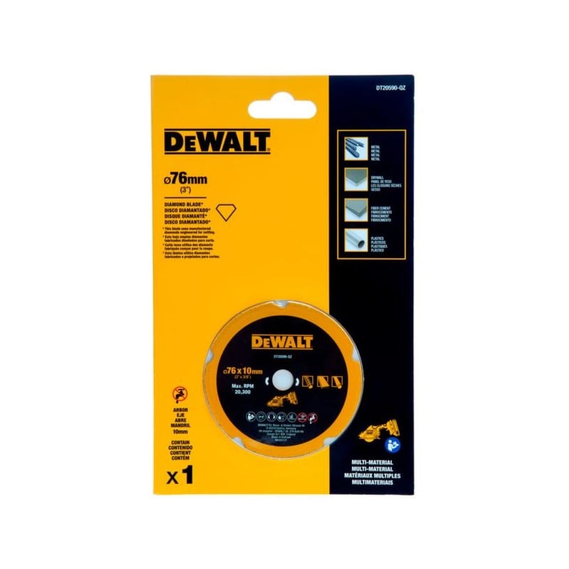 Tarcza diamentowa 76x10mm do DCS438 DeWALT DT20590