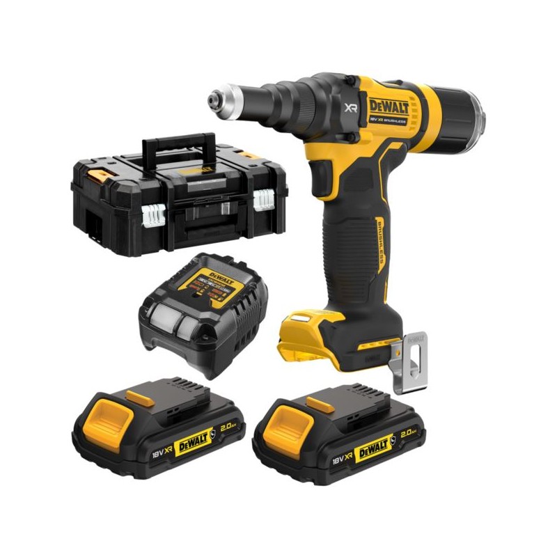 Nitownica 18V 10KN 2x2Ah 4.8mm DeWalt DCF403D2GT