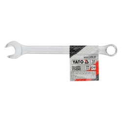 Klucz płasko-oczkowy Yato YT-0343 14mm CrV 190mm, satyna AS-Drive