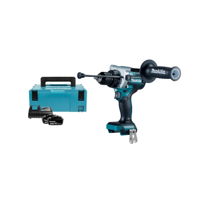 Wiertarko - wkrętarka udarowa Makita DHP486RTJ 18V LXT XPT 2x5Ah Makpac 2