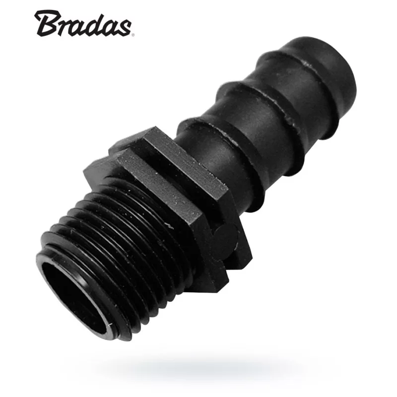 Łącznik 1/2" GZ wtyk na wąż 16mm Bradas DSWA04-1216L 25 szt.