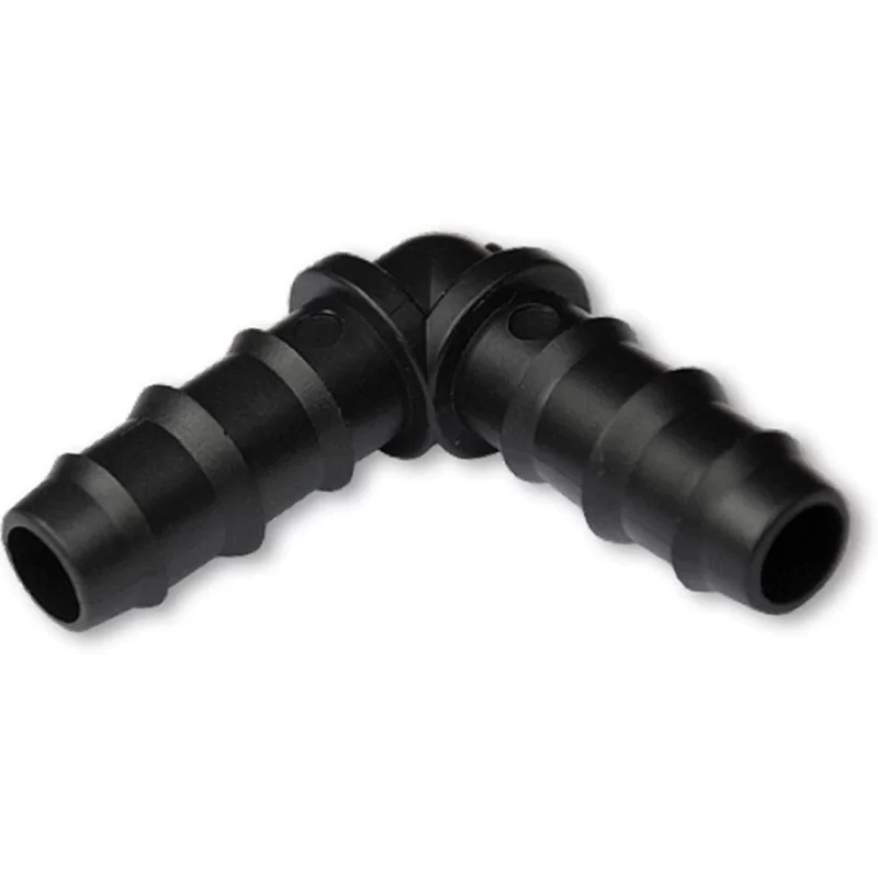 Kolanko, wtyk do linii kroplującej 16mm Bradas DSWA02-16L 25 szt.