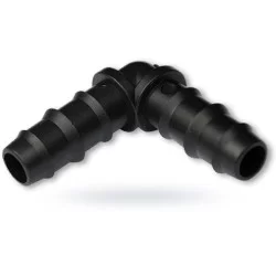 Kolanko, wtyk do linii kroplującej 16mm Bradas DSWA02-16L 25 szt.