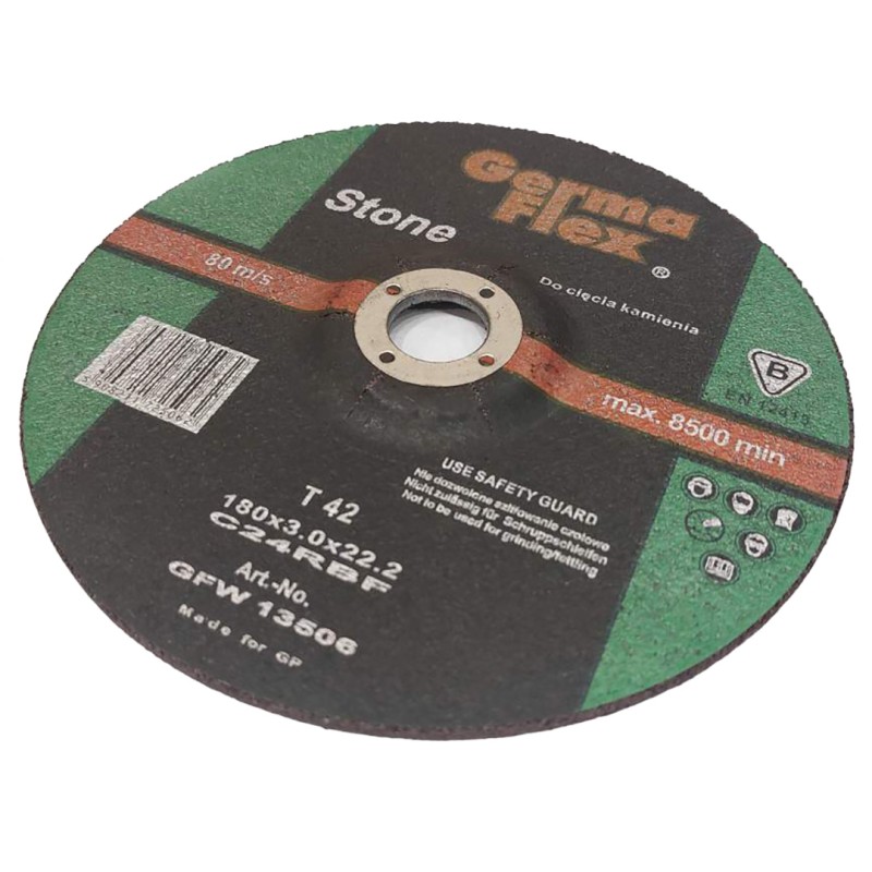 Tarcza do betonu Germa Flex GFW13506 180x3x22,2mm Premium płaska