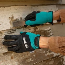 Rękawice ochronne Makita P-84660 czarno-turkusowe L/9