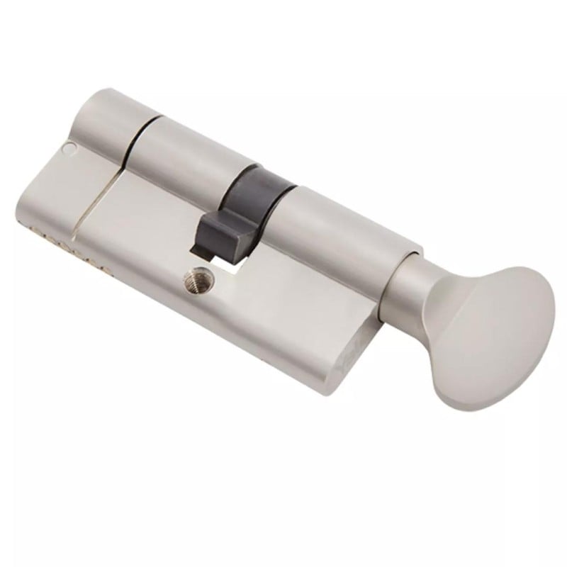 Wkładka z gałką Assa Abloy Yale 2100 45G/40 , nikiel, Atest, klasa 6D