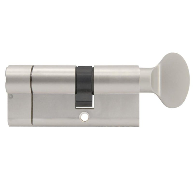 Wkładka z gałką Assa Abloy Yale 2100 30G/50, nikiel, Atest, klasa 6D