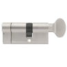 Wkładka z gałką Assa Abloy Yale 2100 30G/50, nikiel, Atest, klasa 6D