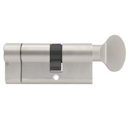 Wkładka z gałką Assa Abloy Yale 2100 55G/35, nikiel, Atest, klasa 6D