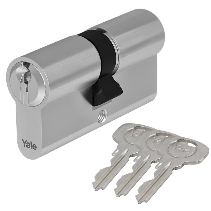 Wkładka do drzwi zamka 45/50 nikiel, Yale Assa Abloy