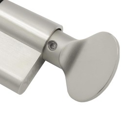 Wkładka z gałką Assa Abloy Yale 2100 50G/40, nikiel, Atest, klasa 6D