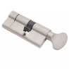 Wkładka z gałką Assa Abloy Yale 2100 30G/55, nikiel, Atest, klasa 6D