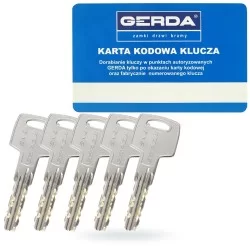 2 wkładki GERDA: Z35/50 + G50/35 + 5kl nikiel EVO