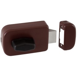 Zamek wierzchni zatrzaskowy 50mm brąz LOB TZ51