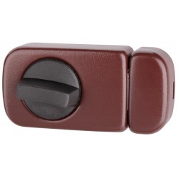 Zamek wierzchni z pokrętłem 60mm brąz LOB TB61