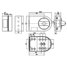 Zamek wierzchni ZN-100 biały GERDA