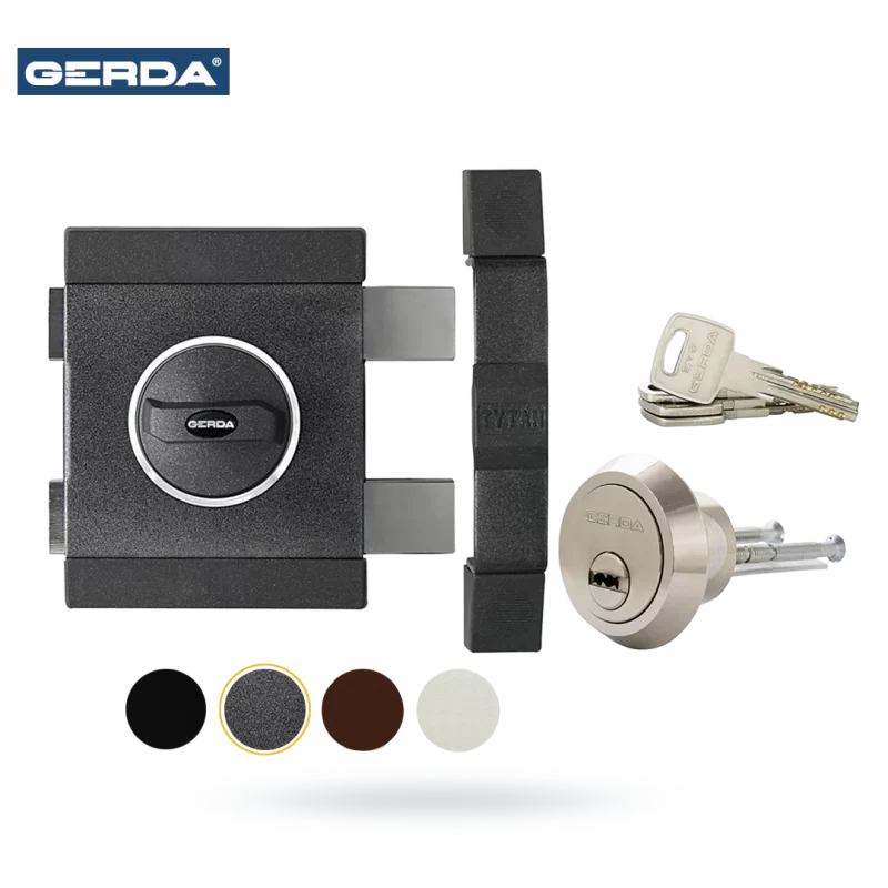 Zamek wierzchni ZX-1000 Grafit GERDA