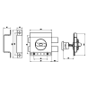 Zamek wierzchni ZX-1000 biały GERDA