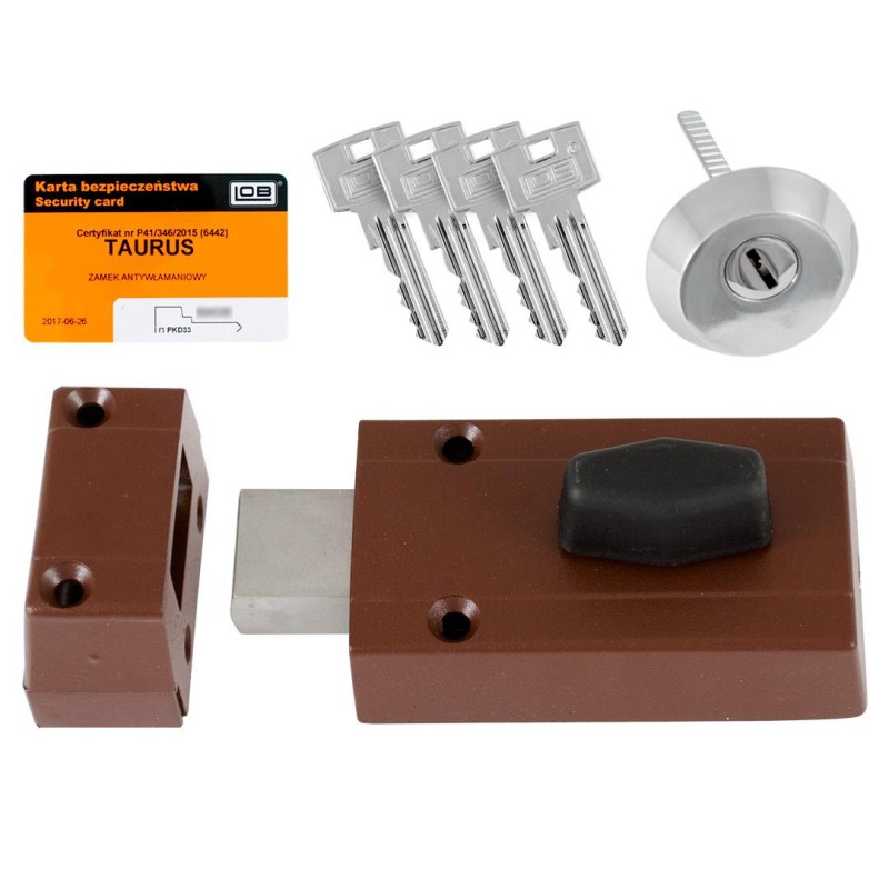 Zamek wierzchni TAURUS-1 Brąz kl.5 C LOB 4619