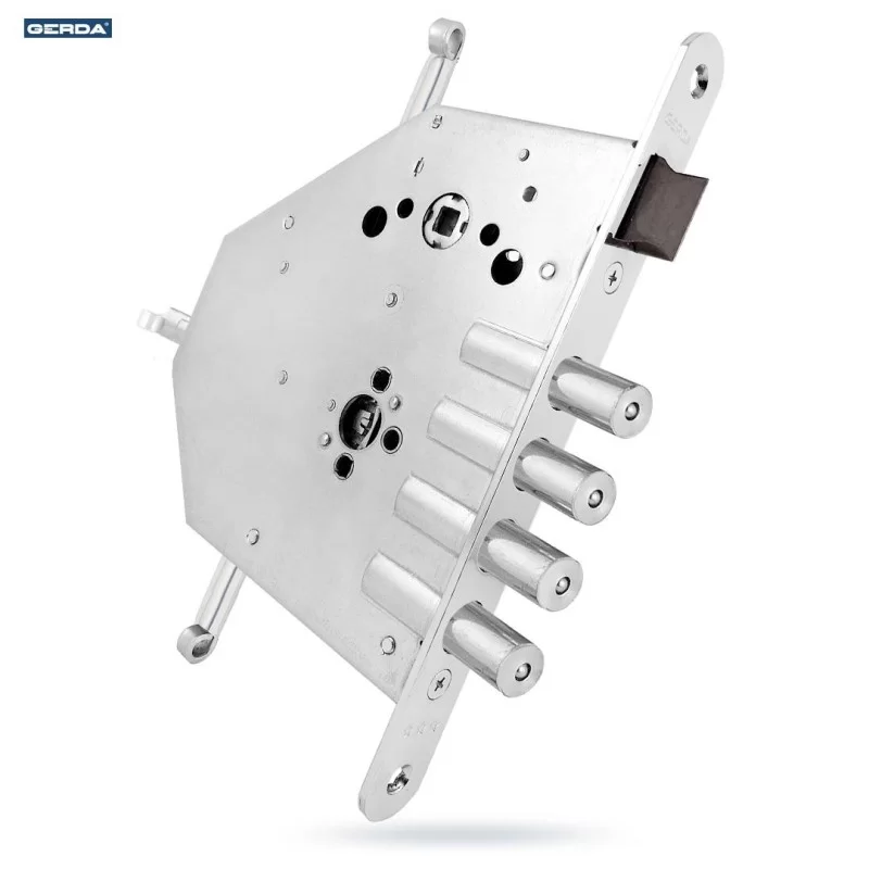 Zamek wpuszczany GERDA ZW6000 PREMIUM prawy chrom