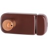 Zamek wierzchni 2-bębenkowy 60mm brąz LOB TB62