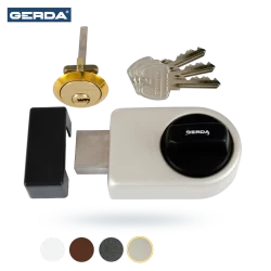 Zamek wierzchni ZN-100 satyna GERDA