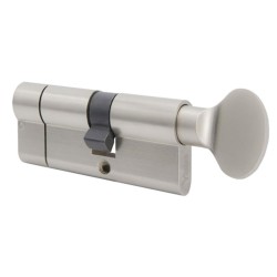 Wkładka z gałką Assa Abloy Yale 2100 40G/35, nikiel, Atest, klasa 6D