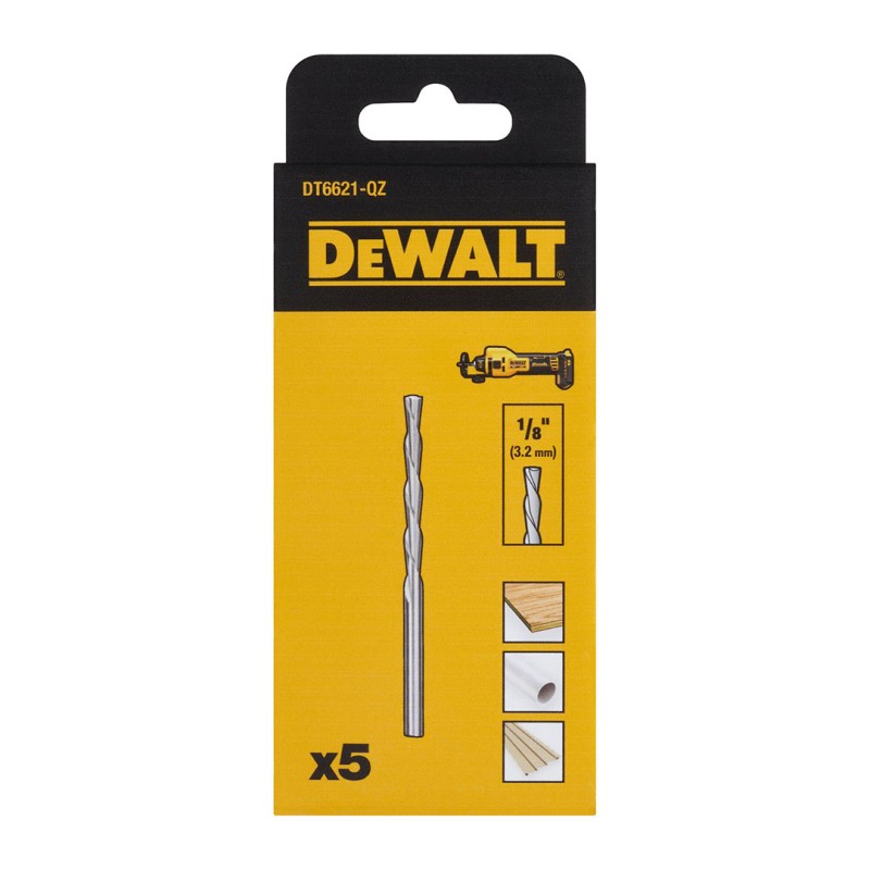 Frez wiertło DeWALT DT6621-QZ 3,2mm do DCO181 DCE555 DCS551 5szt.