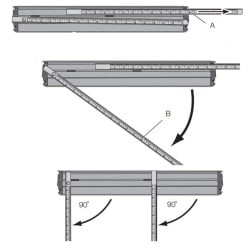 Prowadnica DeWALT DWS5100 adapter do pilarki DCS577 300mm