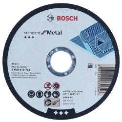 Tarcza do metalu BOSCH METAL standard 125x1,0mm 100szt. wiaderko