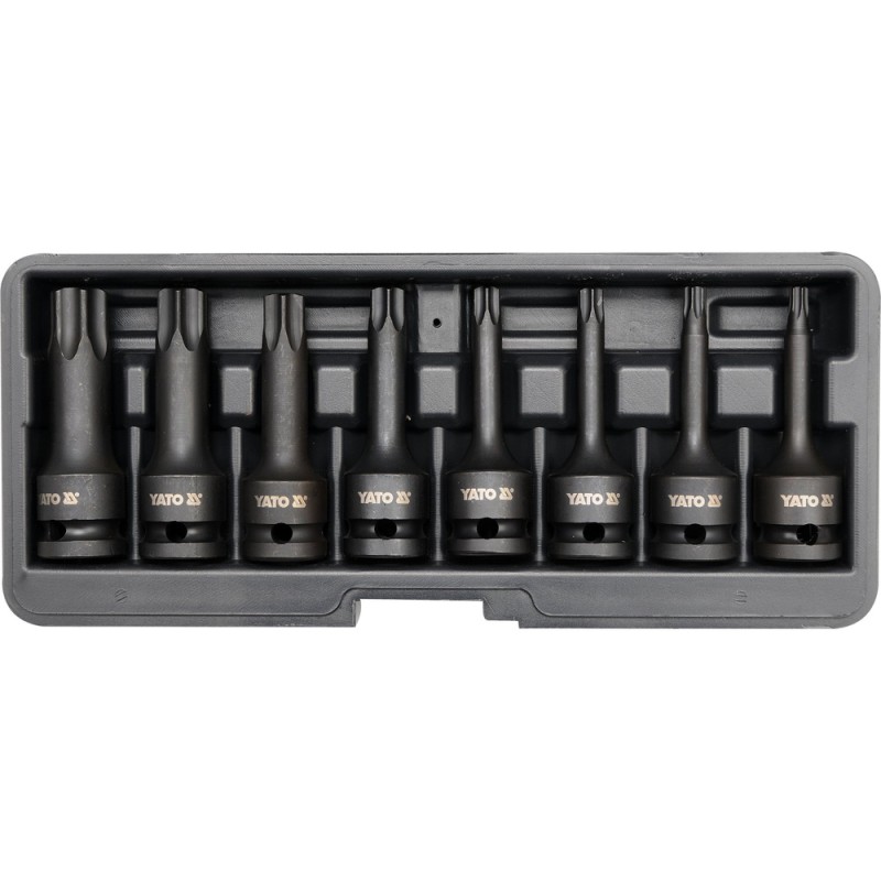 Zestaw kluczy YATO YT-1065 TORX udarowych 1/2'' CrMo 8szt.