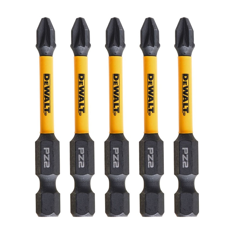 Bit udarowy PZ2 DeWALT DT7391T EXTREME FLEXTORQ 57mm 1/4’’ 5szt.