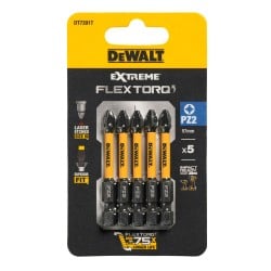 Bit udarowy PZ2 DeWALT DT7391T EXTREME FLEXTORQ 57mm 1/4’’ 5szt.