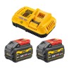 Wiertarka magnetyczna DeWALT DCD1623X2G 18V BL XR 1100W 2x9Ah 50mm walizka
